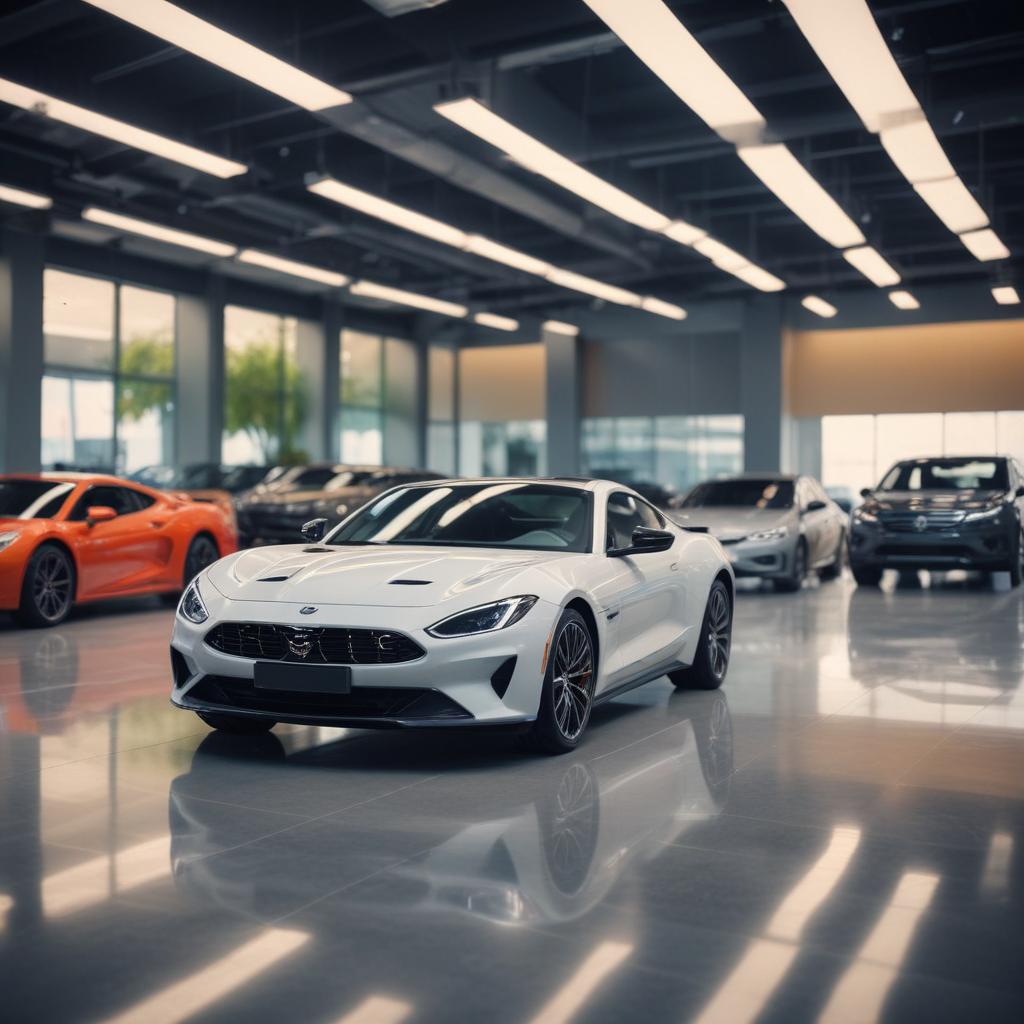 Продажа новых автомобилей через сеть автосалонов официального дилера