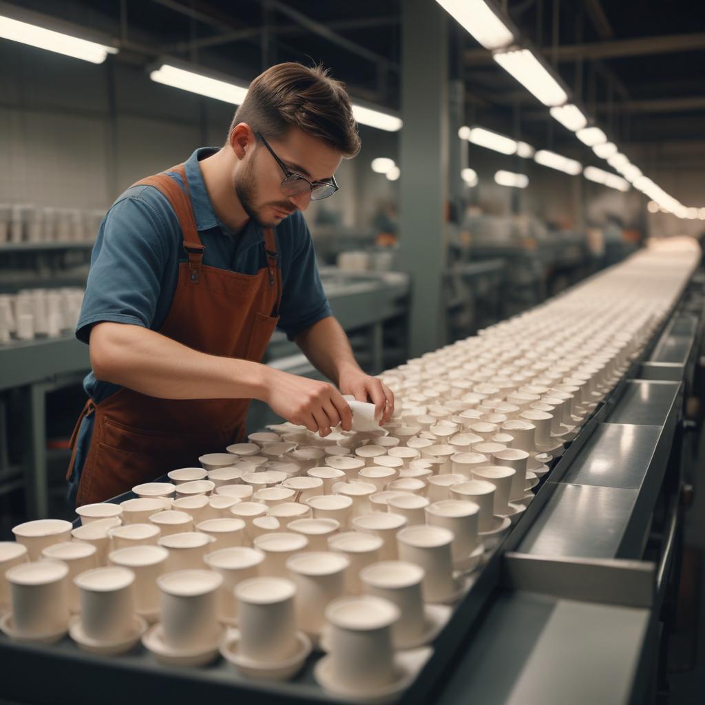 Изготовление бумажных стаканчиков с нанесением логотипа