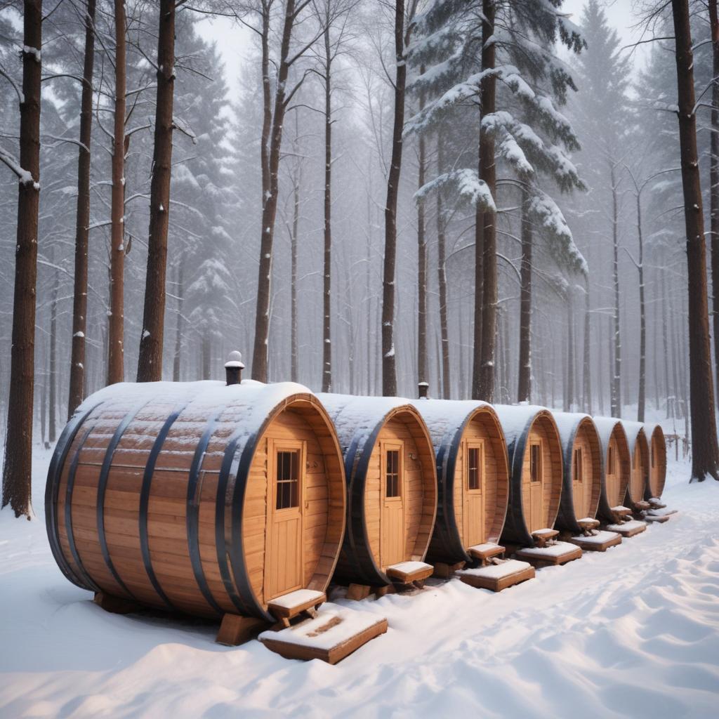 Бани-бочки под ключ с доставкой